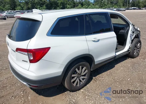 2021 Honda Pilot Awd Ex from USA, damaged, VIN 5FNYF6H34MB037482